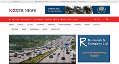 Desktop Screenshot of jornalnorthnews.com